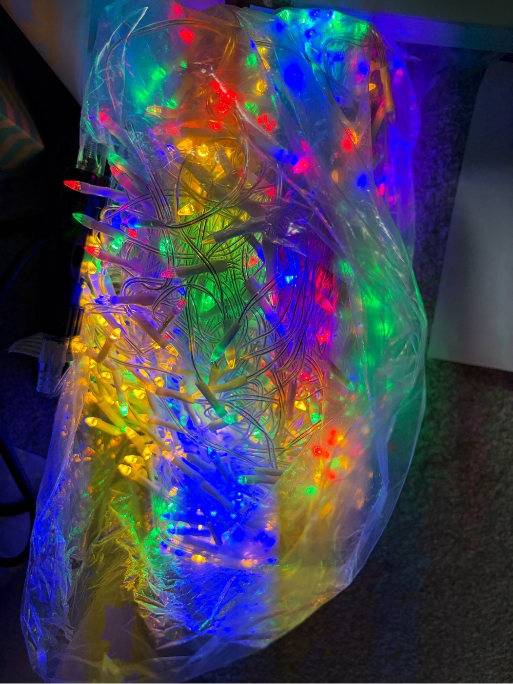 Multi-Color Icicle LED String Lights - 132 FT - Picture 3 of 5
